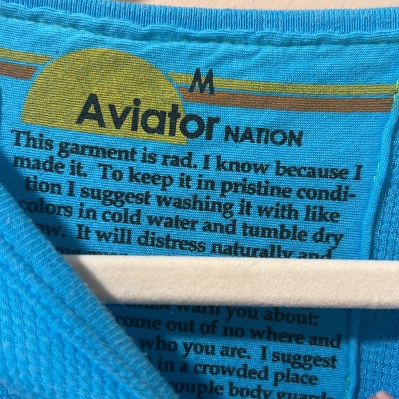Aviator Nation Thermal Long Sleeve Rad Energy Size M - Picture 2 of 3